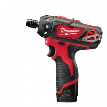 Milwaukee M12BD-202C Akku-Schrauber mit 1/4-Aufnahme